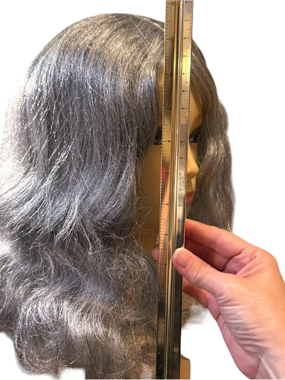 Rubies Costume Company Silvery Grey 12” Wig- No Beard #50736 Halloween Party
